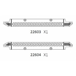 PG4 part : foot rest electroplate