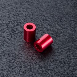 Alum. spacer 3X5.5X7 (red) (2)