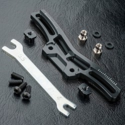 RMX 2.0 Alum. front damper stay (black)