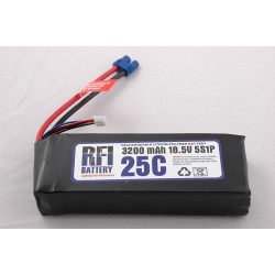 DISC.. Lipo 3200mAh 25C/50C 18,5V (5S) 28x50x148 - 400g  EC3