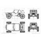 DISC.. Rock Crawler 4wd buggy kit - UT4 1/7