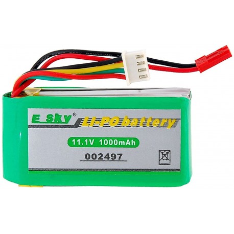 DISC..Li-Polymer Battery 11.1v, 1000mAh for HB CP3/CPX/CT