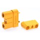 Connector : AS120 2+4 with cap Female plug (5pcs)