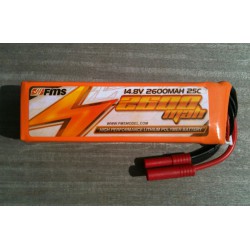 DISC.. Battery 14.8V 2200mAh 25C for Big P40/ Spitfire/ BF109/ Stuka