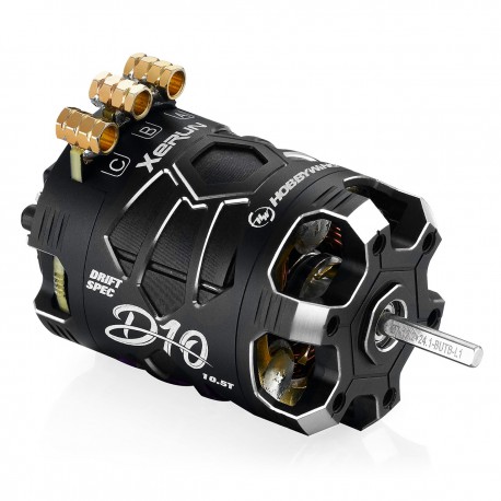 Xerun D10 Brushless Drift Motor 10.5T Black