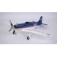 1/10 Plane 1100mm P51D Blue Thunder II PNP kit w/ reflex