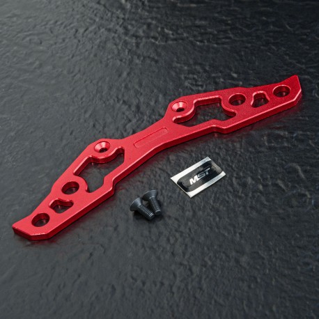 Alum. lightweight bumper support L (red)