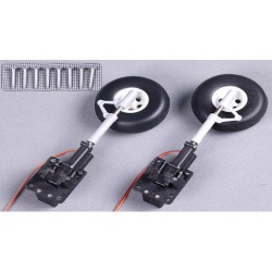 DISC.. Electric 90° Retract (2pc) w/ front landing gear for Giant P40