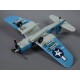 750mm F4U Corsair Warbird PNP kit - blue