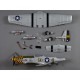 750mm P-51D Mustang Warbird PNP kit - yellow