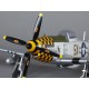 750mm P-51D Mustang Warbird PNP kit - yellow