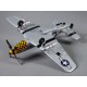 750mm P-51D Mustang Warbird PNP kit - yellow