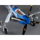 750mm P-51D Mustang Warbird PNP kit - blue