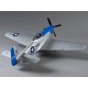 750mm P-51D Mustang Warbird PNP kit - blue