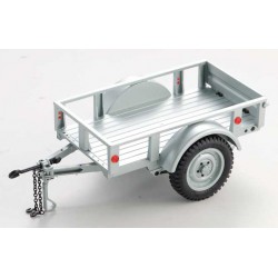 1/18 - 1/12 - Utility trailer C (Silver)