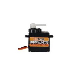 9g digital metal gear servo positive with 60mm wire (FMS9MGDP-0021)