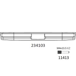 EMOX3 :  front bumper