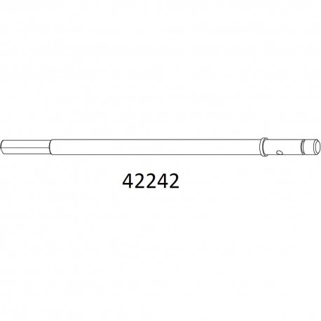 EMOX -  rear axle half axle (LONG)