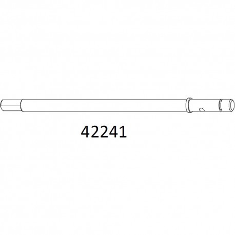 EMOX -  rear axle half axle (SHORT)