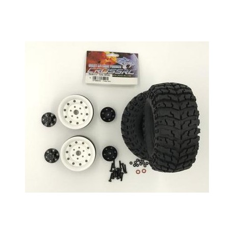 2.2 tyre set /white