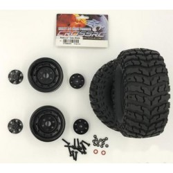 2.2 tyre set /black