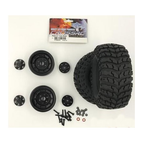 2.2 tyre set /black