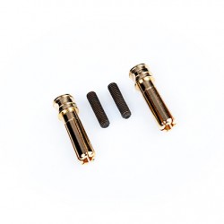 5mm Adjustable Gold Connectors - 18mm length (2 pcs.)