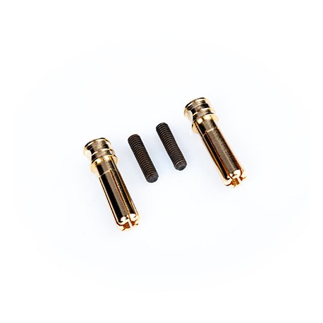 5mm Adjustable Gold Connectors - 18mm length (2 pcs.)