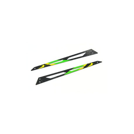 Carbon Tail Boom Support (Green - 2 pcs) - Blade 130X