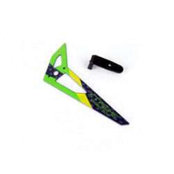 Carbon Tail Fin (Green) - Blade 130X