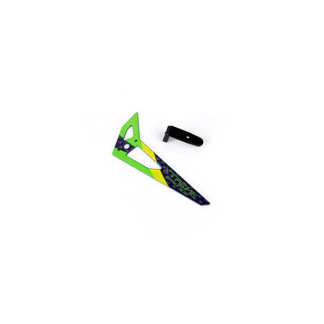 Carbon Tail Fin (Green) - Blade 130X