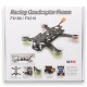 DISC.. FX180 FPV carbon frame kit 180mm with Leds & power hub