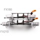 DISC.. FX180 FPV carbon frame kit 180mm with Leds & power hub