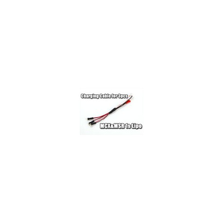 Charging Cable for 3pcs MCX / MSR 1s Lipo