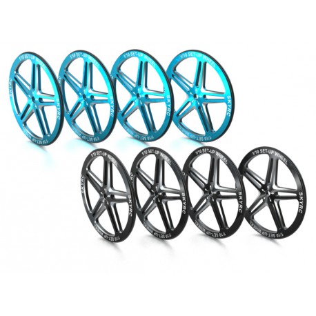 1/10 Set-up Wheel (Blue)